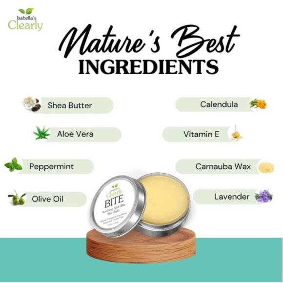 ISABELLA’S CLEARLY BITE SOOTHING AFTER BITE SKIN BLAM - NWT - Picture 3 of 9